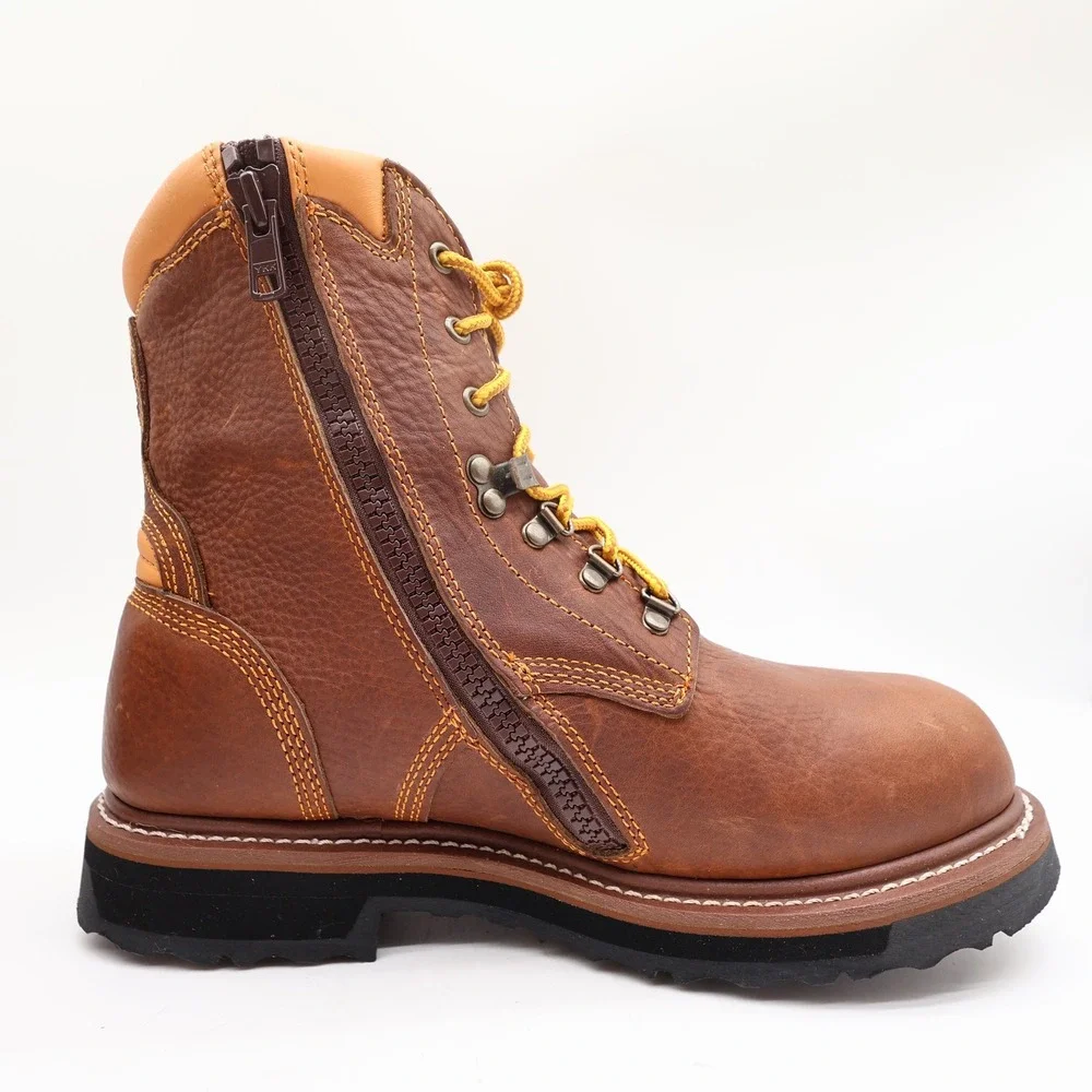 Dan Post Modern Waterproof Work Boots Mens 10.5 D Brown Leather NWT